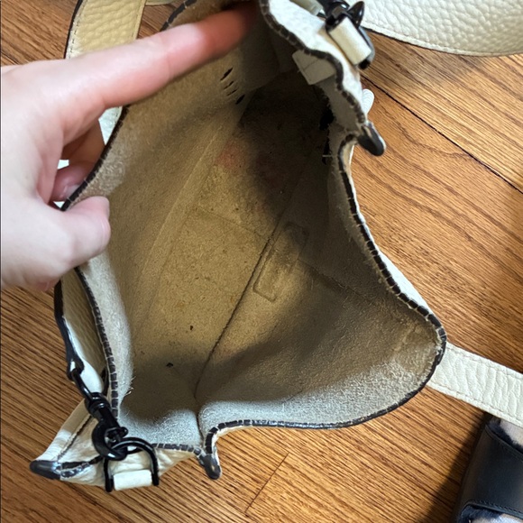 Rebecca Minkoff White Feed Bag with Black Studs - Picture 5 of 7